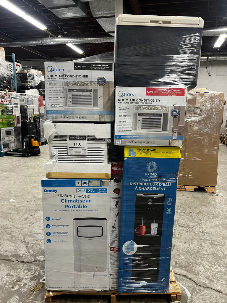 buy truckload air conditioner pallets