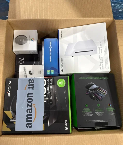 AMZ Electronics – 20 Items -€3,412.33 MSRP – BOX – RETURNS