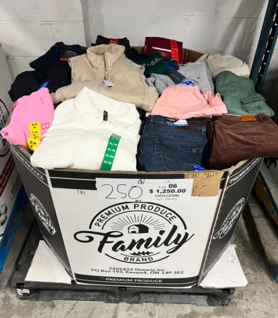 Brand Name Clothing #6 – 250pcs
