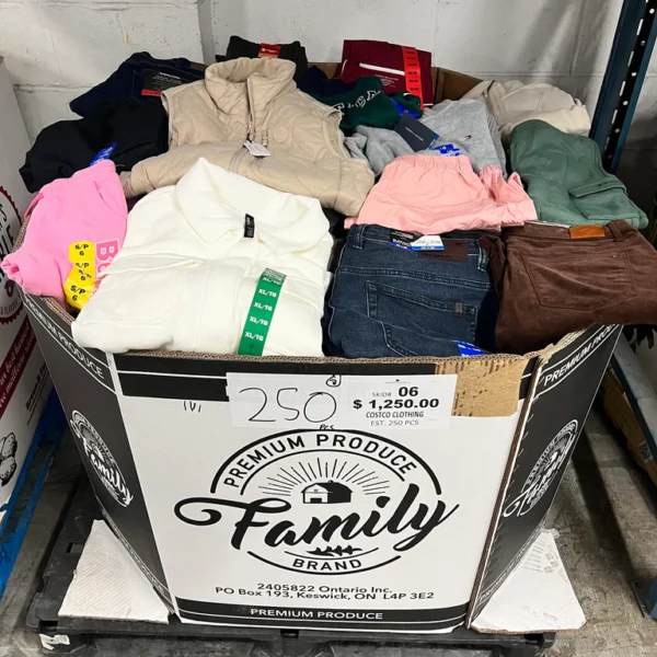 Brand Name Clothing #6 – 250pcs