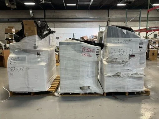 Pallet of Returns – Air Conditioners – ITEMS: 40 – MSRP: 12K (PALLETS: 3)