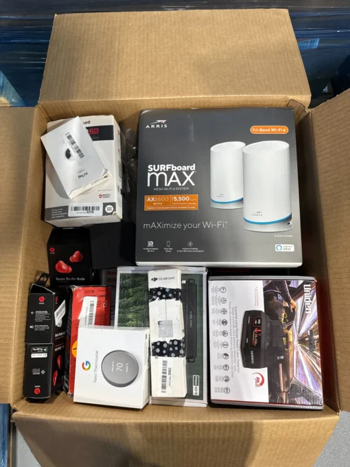 AMZ Electronics – 21 Items – €3,920.73 MSRP – BOX – RETURNS AMZ Electronics – 21 Items – €3,920.73 MSRP – BOX – RETURNS