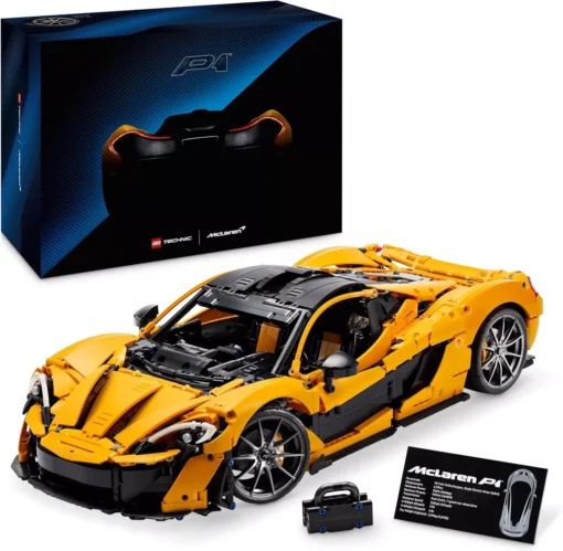 LEGO Technic McLaren P1 Model Car for Adults, Hyper Racing Car, Model Kit, 42172