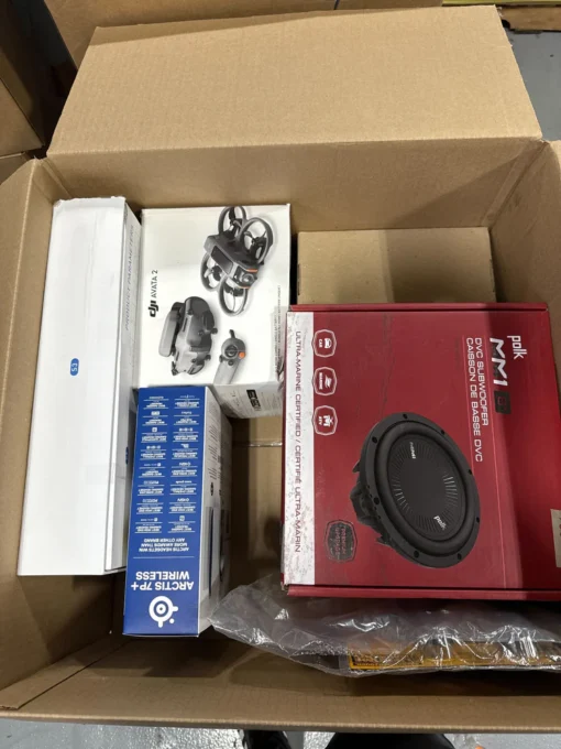 AMZ Electronics – 7 Items – €2,122.61 MSRP – BOX – RETURNS AMZ Electronics – 7 Items – €2,122.61 MSRP – BOX – RETURNS