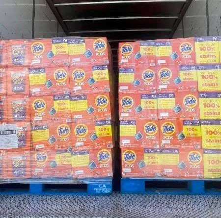 wholesale pallets of laundry detergent